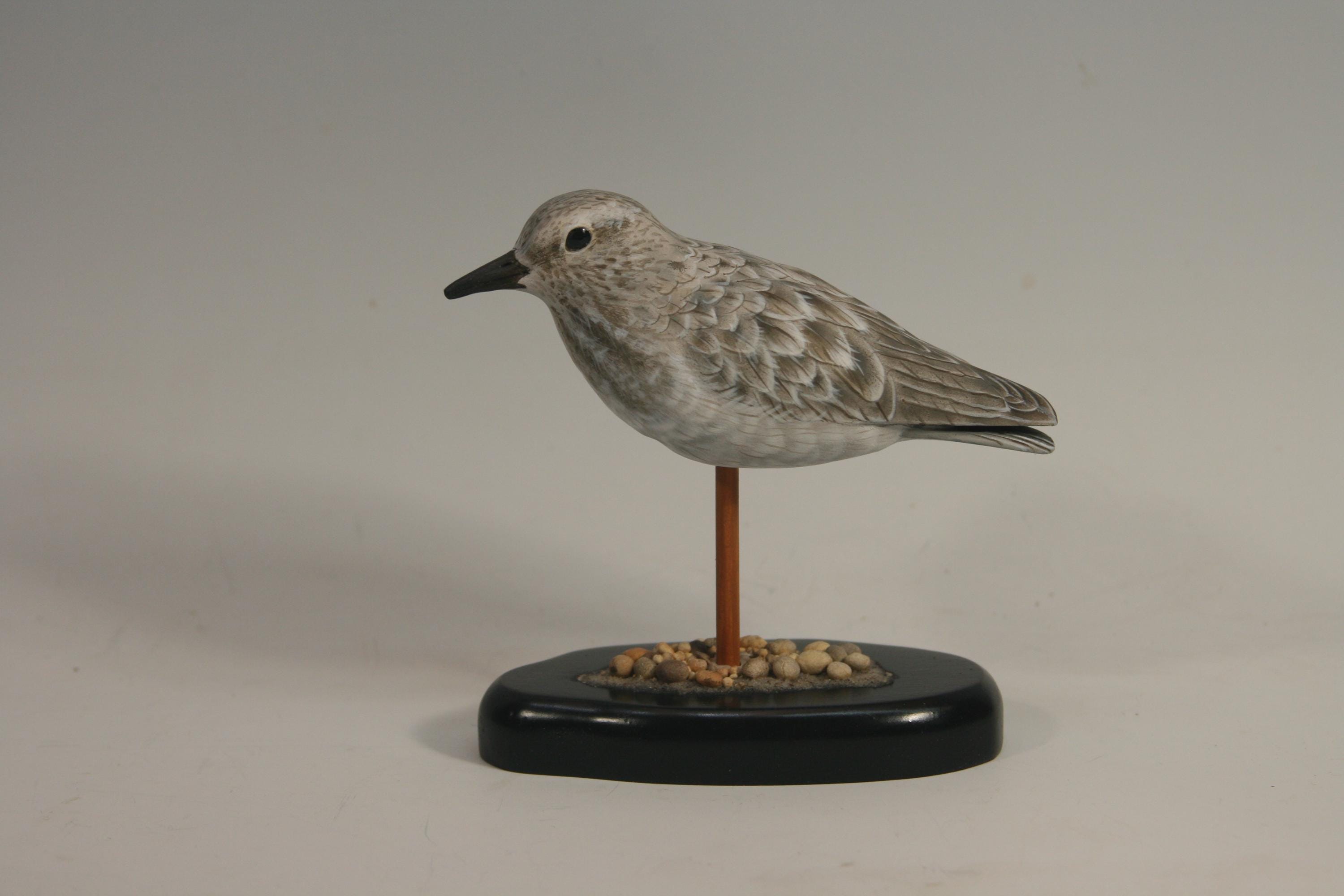 Least Sandpiper (Decoy) — hand carved wildfowl sculpture by Edward H. Legg